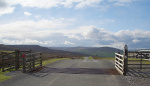 A gated road between Swaledale and Wensleydale